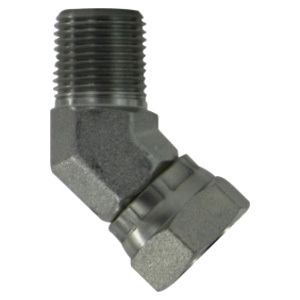 3/4X1/2 Male 45 Degree Pipe Elbow Swivel Adapter