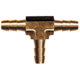 Brass Barbed Tee - 3/8 Inch Hose Inner Diameter (HID)