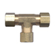 Brass Compression - Fittings Tee Tube Three Ends - 1/2 Inch Tube