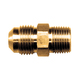 Brass SAE - 45-Degree Flare Union Coupling -Tube to Male Pipe - 3/4 Inch Tube x 1/2 Inch Male Pipe Thread (MPT)