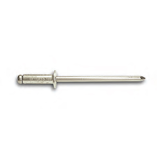 Button Head Blind Rivet Steel Body & Mandrel  1/4 Diameter 5/8 Long