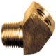 Brass Pipe - Fittings Extruded 45-Degree Street Elbow - 1/2 Inch Female Pipe Thread (FPT) x 1/2 Inch Male Pipe Thread (MPT)