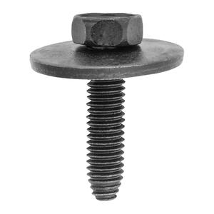 Body Bolt Hex Head Sems Phosphate M6-1.0x25mm