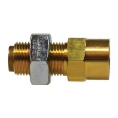 1/4X1/4 PI X F D. O. T.  Bulk Head Union