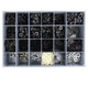 U-Nuts, Washer Nuts, Push Nuts, Rivet Nuts Assortment 1,440 Pieces