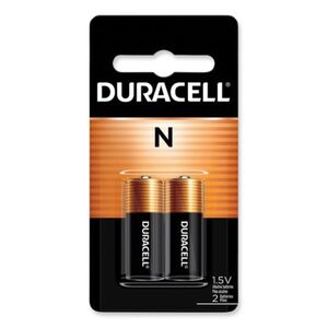Duracell Specialty Alkaline Battery, N, 1.5 V, 2/Pack