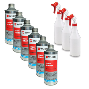 Citrus Remover 6 pc with 3 spray bottles
