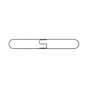 Clip-On Dust Mop Frame, 36w x 5d, Zinc Plated