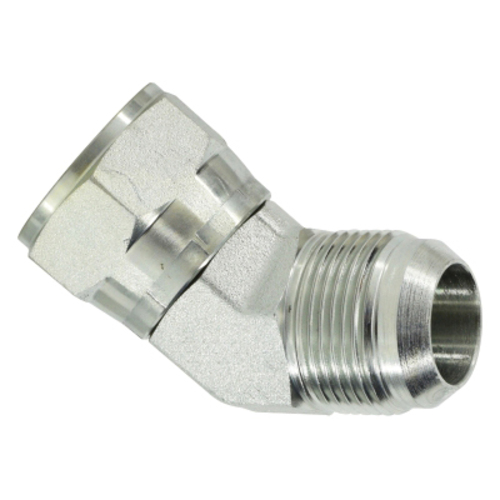 45 SW NUT ELBOW TH1: 3/4 JIC TH2: 3/4 JIC