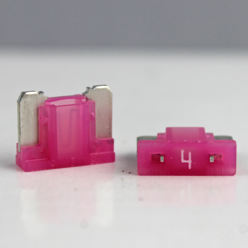 Low Profile Mini Fuse 4 Amp Pink Low Profile Mini Fuses