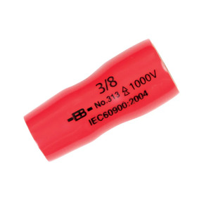 VDE Socket Wrench - 3/8 Inch - 12 Point - Metric - 9 mm