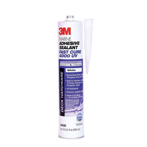 3M™ Marine Adhesive Sealant 4000 UV, White, 295 mL Cartridge