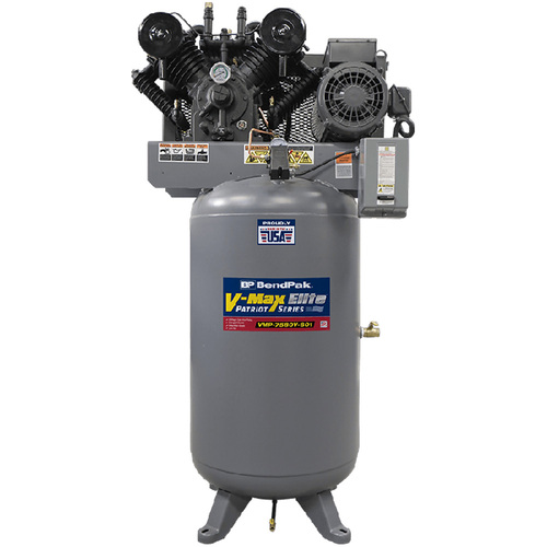 V-Max Patriot Air Compressor / 7.5 HP / 80-Gallon Vertical Tank