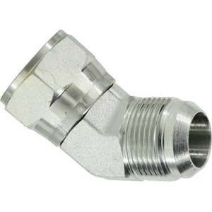 45 SW NUT ELBOW TH1: 1/2 JIC TH2: 1/2 JIC