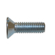 Flat Head Slotted Machine Screw Zinc 3/8-16 X 1-1/4