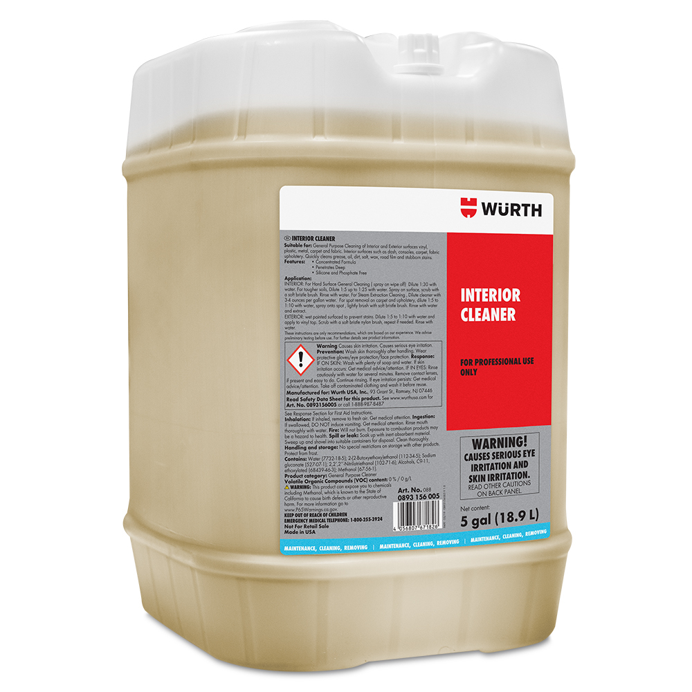 Interior Cleaner (Concentrate) 5 Gallons Interior Cleaning and