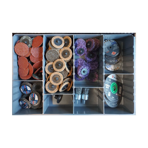 Abrasive Starter Assortment - 138 Pieces