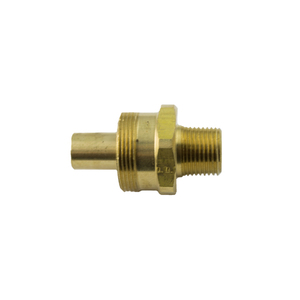 Brass DOT Air Brake - Swivel Coupler Assembly  - 1/2 In Hose Inner Diameter (HID) x 3/8 In Male Pipe