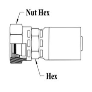 5/8 HOSE M30X2.0  DIN HEAVY 24 FE SWVL