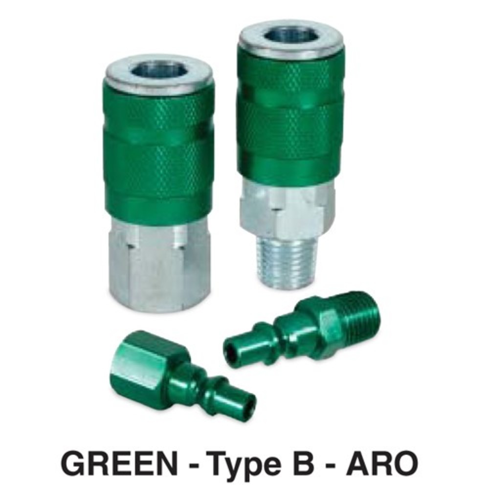 1/4in Body 1/4in NPT ~ARO/Type B~ #A71458B Details about   Legacy Color Connex 14pc Kit 