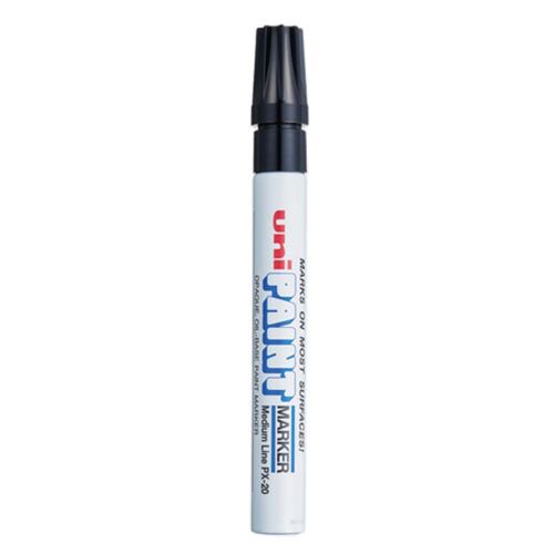 Permanent Marker Med Bullet Tip Black