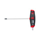 ZEBRA T-Handle Ball Head Screwdriver with Side Hexagon Tip - 6mmHexagon Tip X 150mm Blade X 105mm Handle