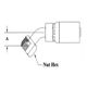 1 HOSE 1-5-16X12 JIC/SAE DUAL 45 FE SWVL
