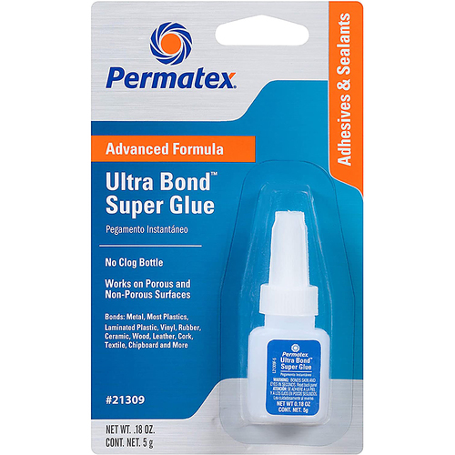 Permatex Ultra Bond Super Glue, 5G Super Glues Adhesive and