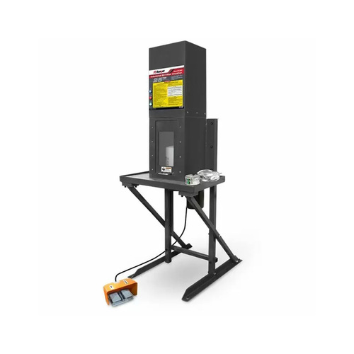 RP-50FC / Electric/Hydraulic Oil Filter Crusher with Stand / 25-TonCapacity / Heavy-Duty / 1-Phase