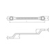 ZEBRA POWERDRIV® (12-Point) Double Box End Wrench - Deep Offset - 30mm x 34mm