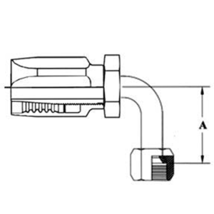 5/16 HOSE 9/16-18 JIC 37 FE SWVL 90