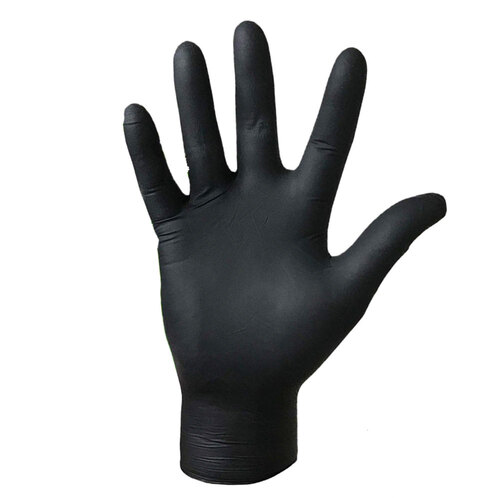 Nitrile Gloves - Black (100/Box) - Extra Large