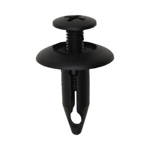 Push Retainer Black Nylon