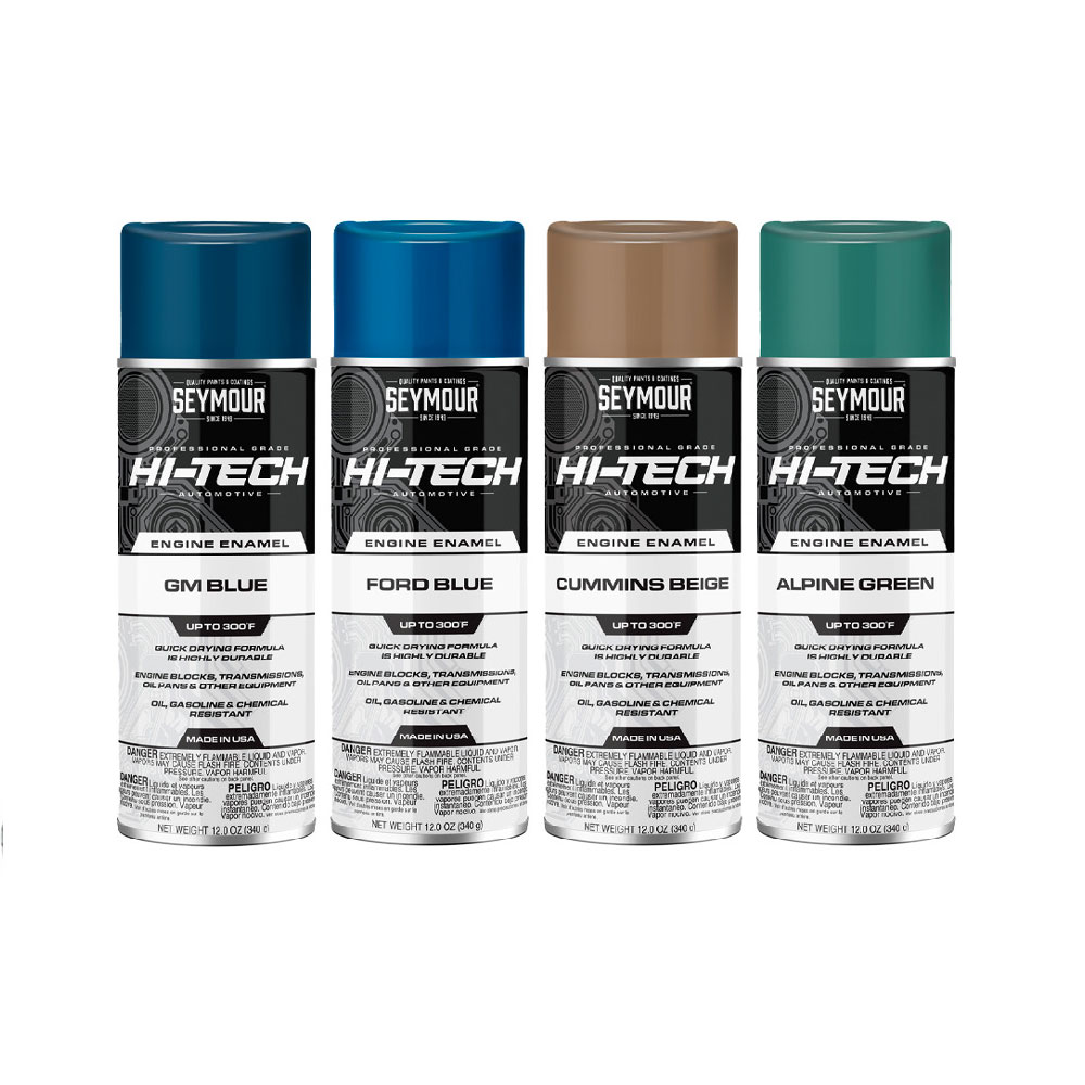 Seymour® Hi-Tech Engine Enamel Spray Paint