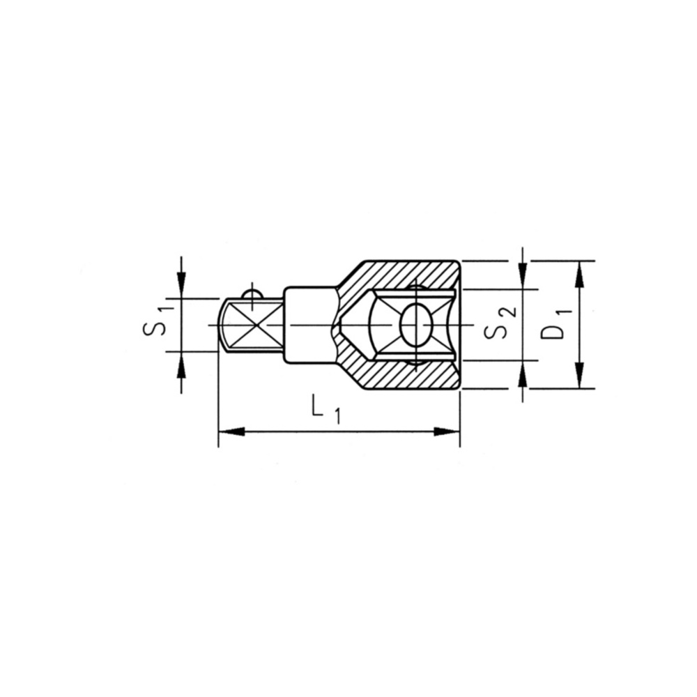 ZEBRA Step-Up Socket - 1/4 Inch to 3/8 Inch | Wurth USA