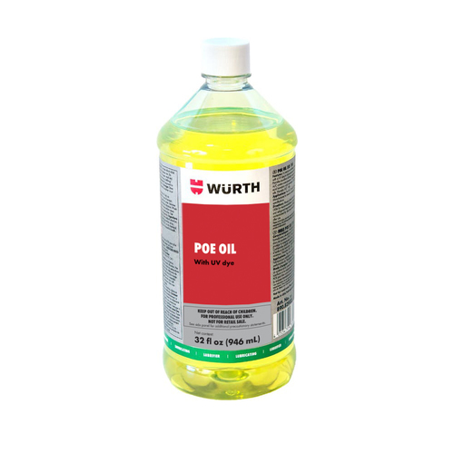 POE oil w Dye 32 fl oz Lubricants with Dyes A/C Chemical Product